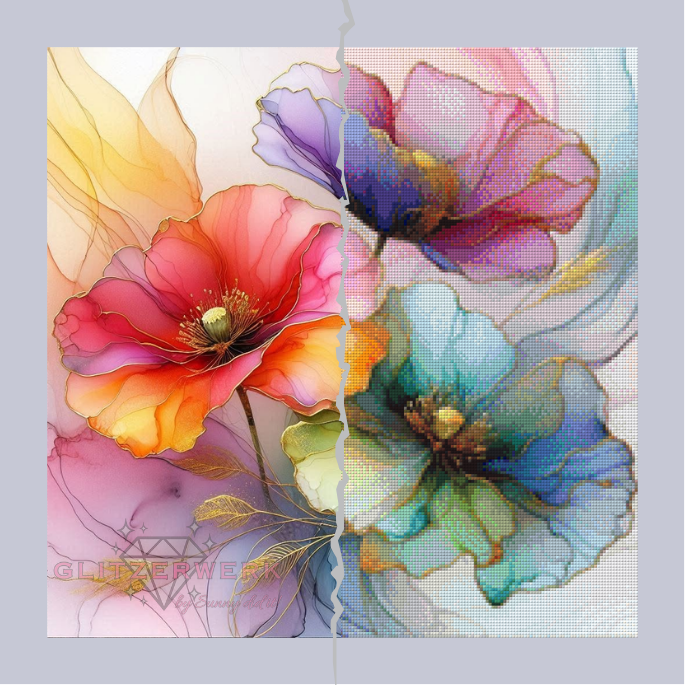 Farben der Poesie by Marli Forst 50x50cm 140 Farben