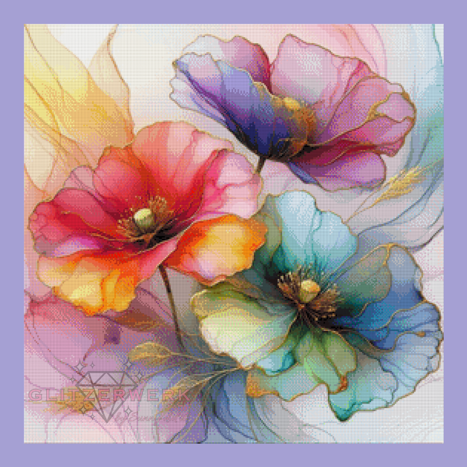 Farben der Poesie by Marli Forst 50x50cm/70x70cm