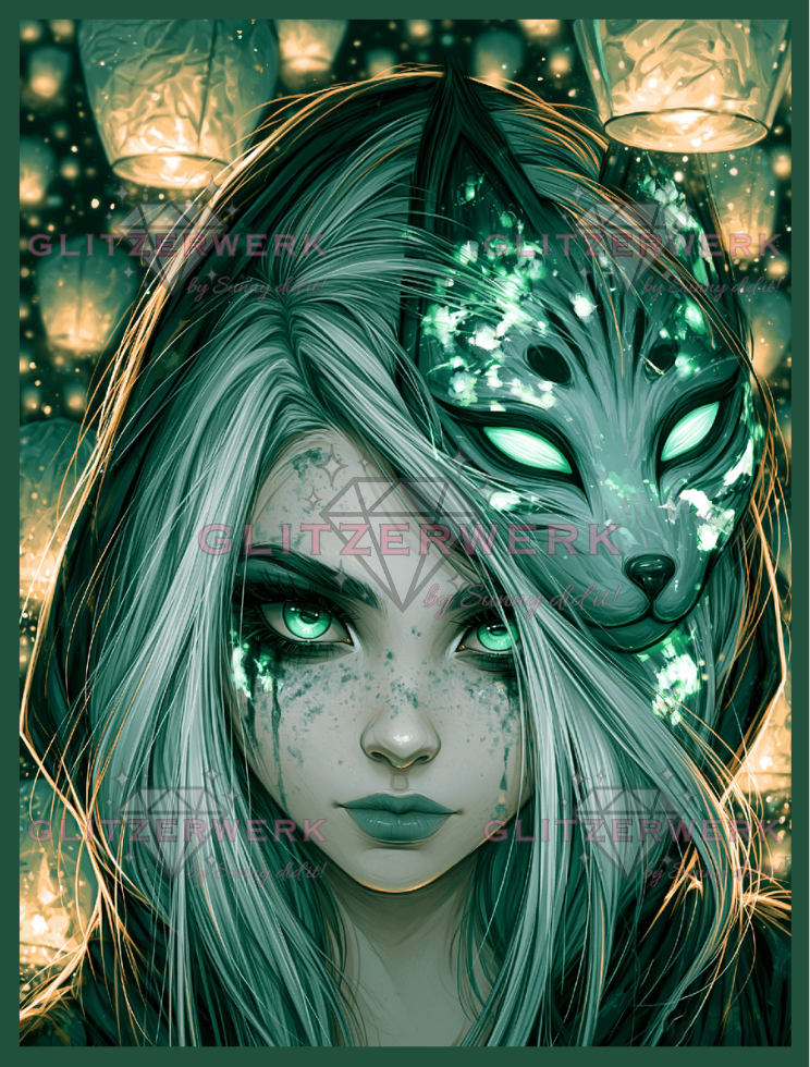 Fuchsgeist by Sweet_Loco_AI 60x80cm 120 Farben