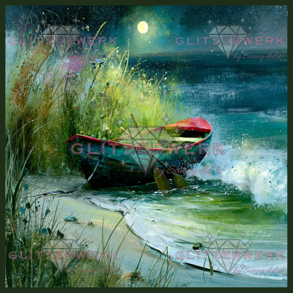 Gestrandet by Marli Forst 80x80cm 125 Farben