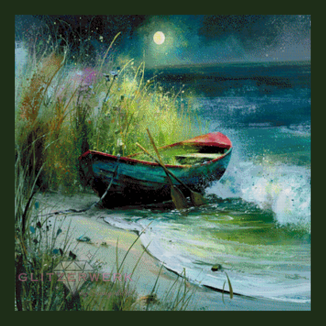 Gestrandet by Marli Forst 80x80cm 125 Farben