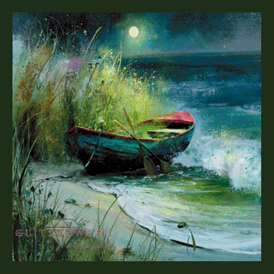 Gestrandet by Marli Forst 80x80cm 125 Farben