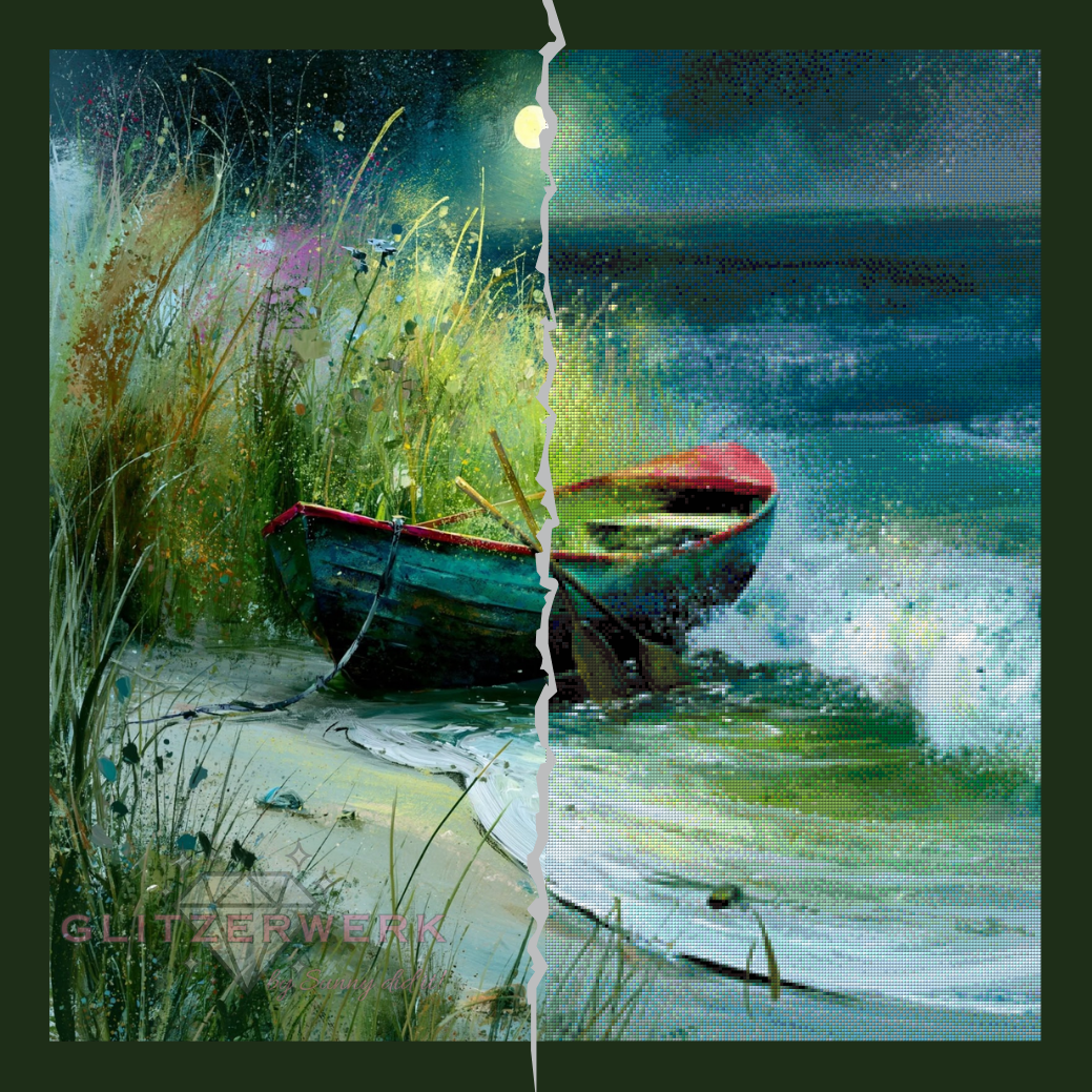 Gestrandet by Marli Forst 80x80cm 125 Farben
