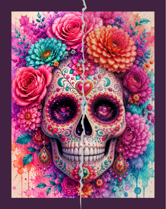 Fest der Farben by Cre8tive Diamond Art 50x65cm 150 Farben