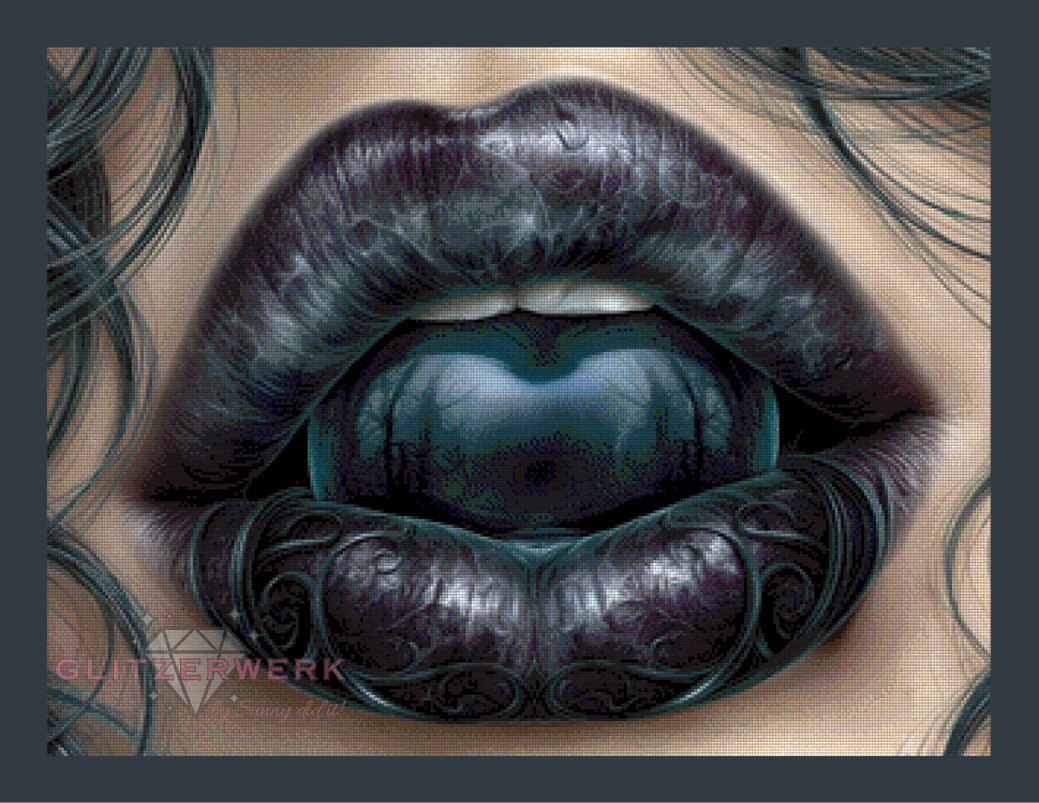 Enchanted Lips by Sweet_Loco_AI 80x60cm 100 Farben