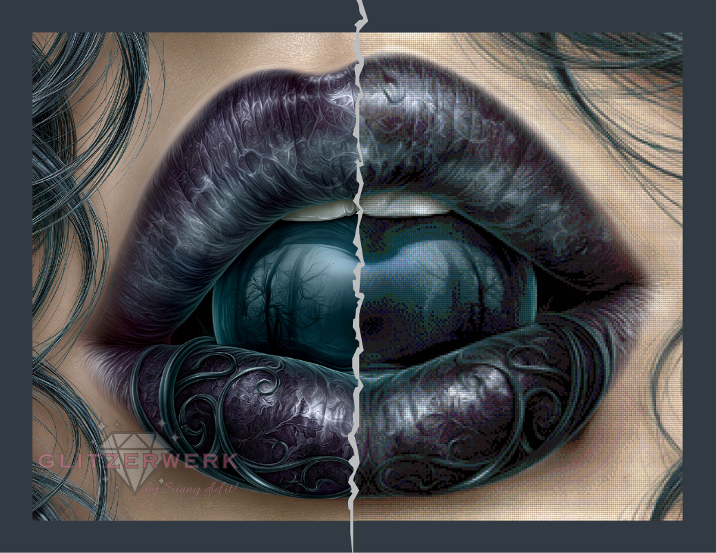Enchanted Lips by Sweet_Loco_AI 80x60cm 100 Farben