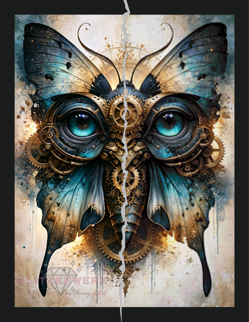 Augen der Zeit by Sweet_Loco_AI 60x80cm 180 Farben