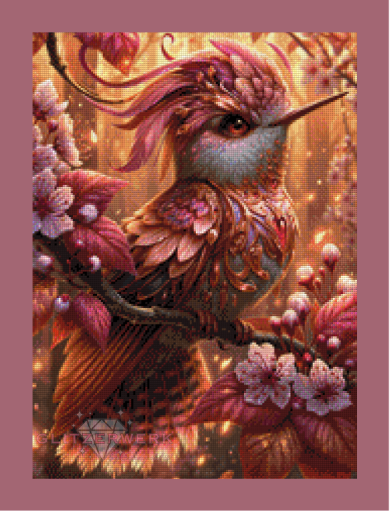 Blütenlied by Sweet_Loco_AI 40x55cm 110 Farben