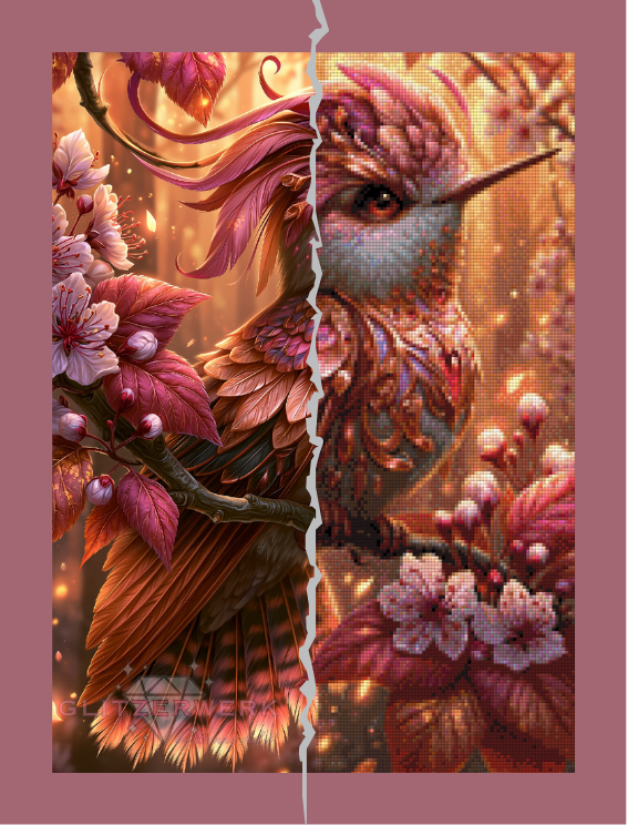 Blütenlied by Sweet_Loco_AI 40x55cm 110 Farben