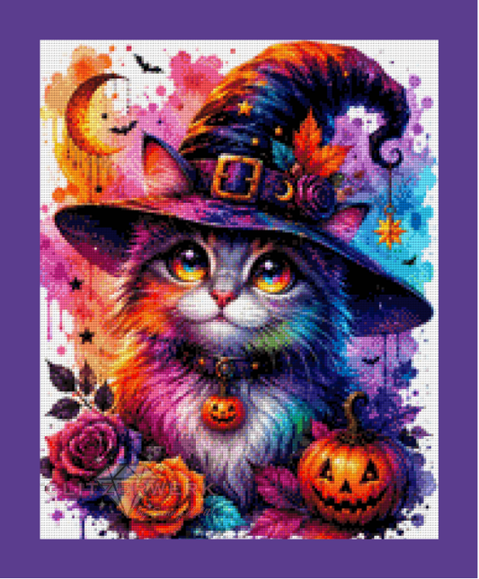 Hello Halloween by Cre8tive Diamond Art 40x50cm 150 Farben mit 7x Sondersteinen