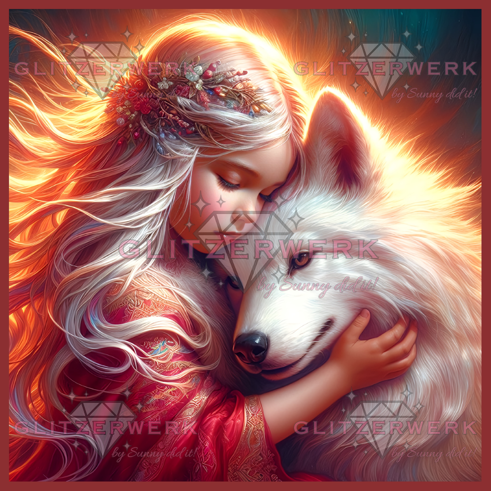Innerer Frieden by CaroFelicia 90x90cm 220 Farben
