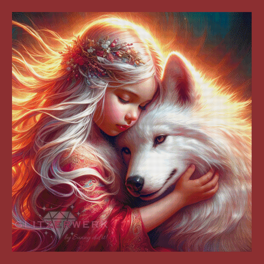 Innerer Frieden by CaroFelicia 90x90cm 220 Farben