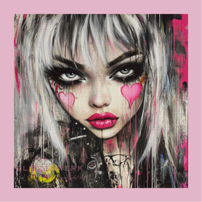 Sweetheart by CaroFelicia 60x60cm 125 Farben
