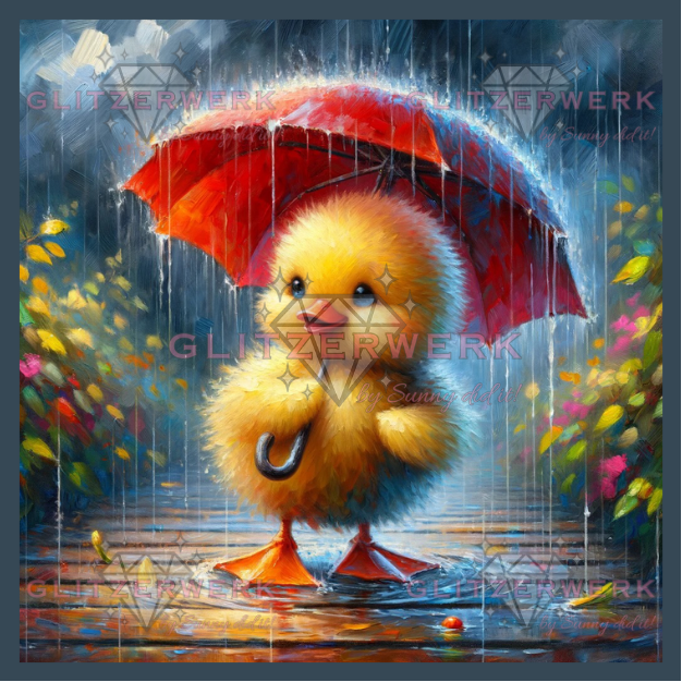 It's raining by CaroFelicia 60x60cm 175 Farben