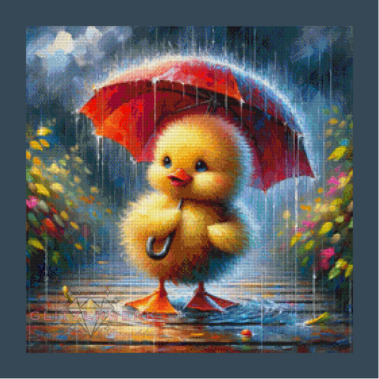It's raining by CaroFelicia 60x60cm 175 Farben
