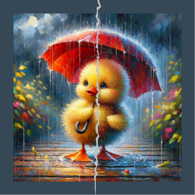 It's raining by CaroFelicia 60x60cm 175 Farben