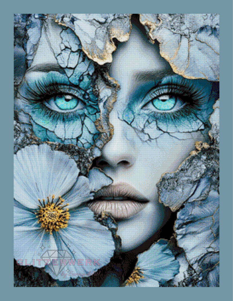 Winterseele by CaroFelicia 60x80cm 135 Farben