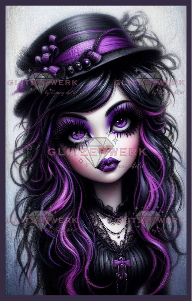 Gothic Vibes by Christa.fe KI 50x80cm 80/86 Farben