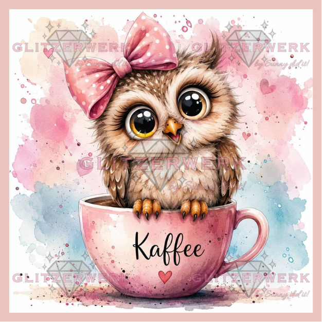 Kaffeeeule by Christa.fe KI 50x50cm 95 Farben