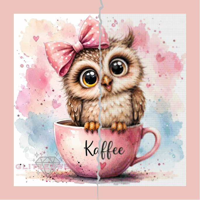 Kaffeeeule by Christa.fe KI 50x50cm 95 Farben