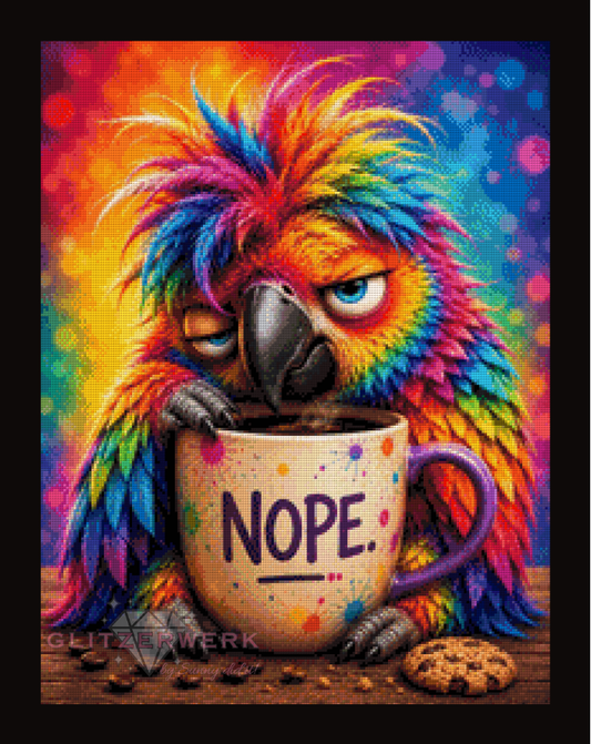 Nope by Christa.fe KI 50x65cm 135 Farben