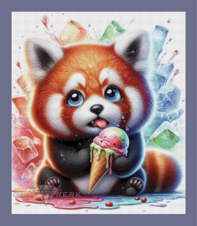 Eiszeit by Teddy's Kreativchaos 60x70cm 120 Farben