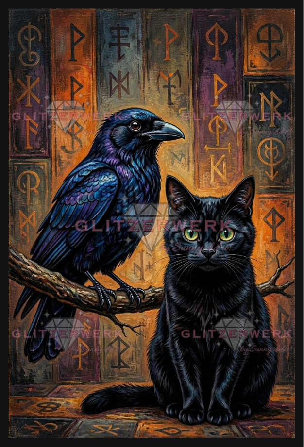 Wächter der Runen by Teddy's Kreativchaos 50x75cm 80 Farben