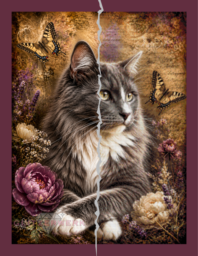 Floras Geheimnis by Kaira AI Art 60x80cm 95 Farben