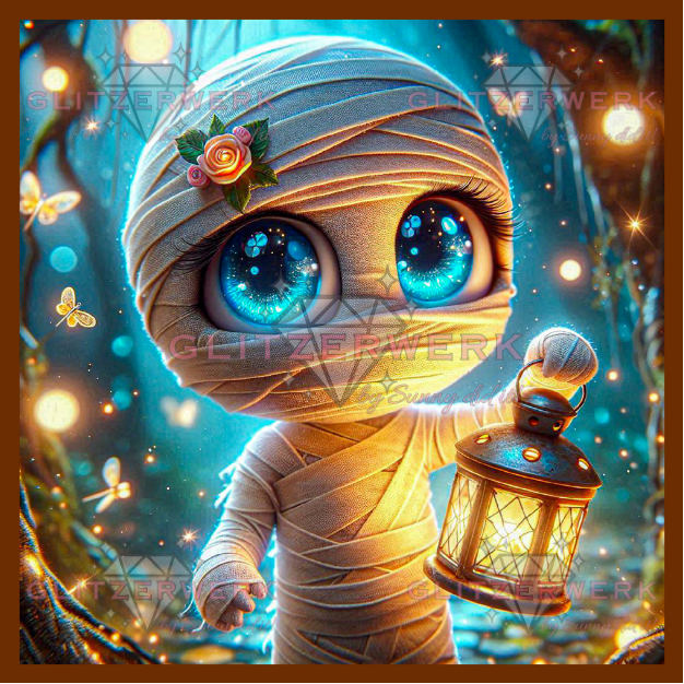Laternenlicht der Mumie by Lexxy.ai 60x60cm 115 Farben