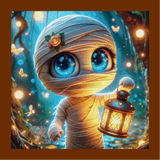 Laternenlicht der Mumie by Lexxy.ai 60x60cm 115 Farben