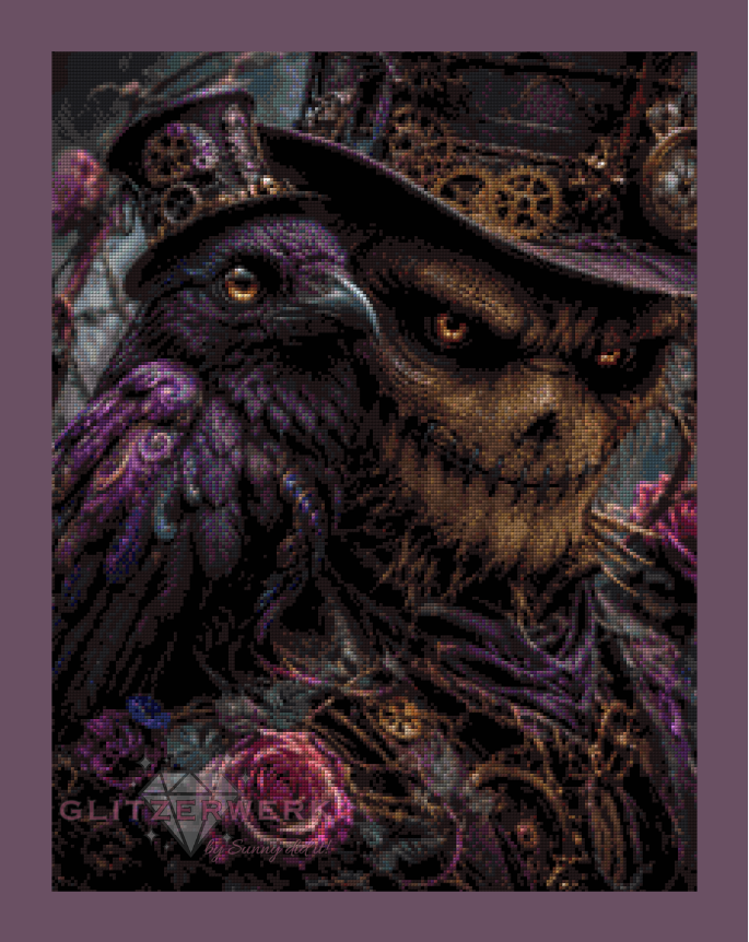Halloween Friends by nerdylovelythings 50x65cm 70 Farben