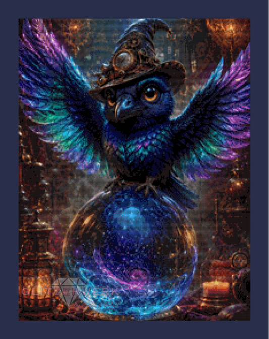 Magic Raven by nerdylovelythings 50x65cm 95 Farben