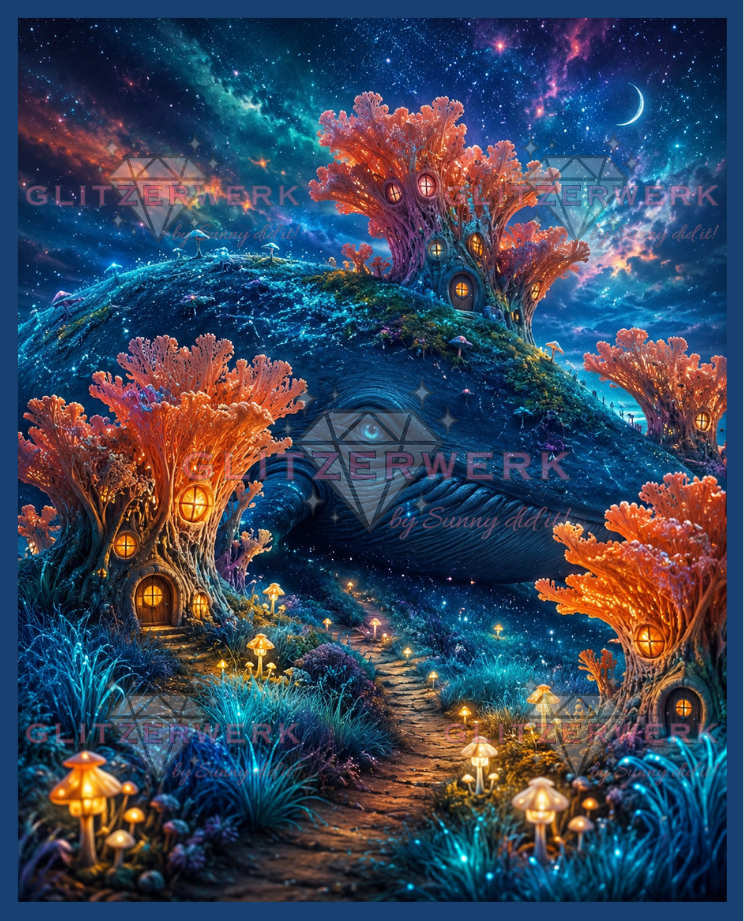 Walheim by nerdylovelythings 60x75cm 130 Farben