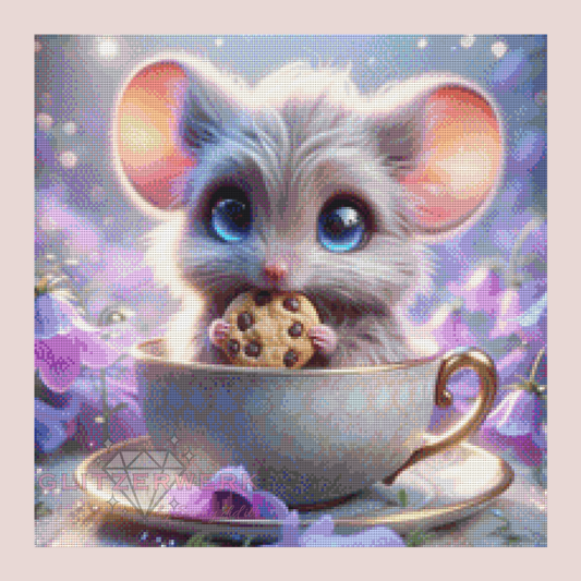 Keksmäuschen by Lexxy.ai 50x50cm 95 Farben