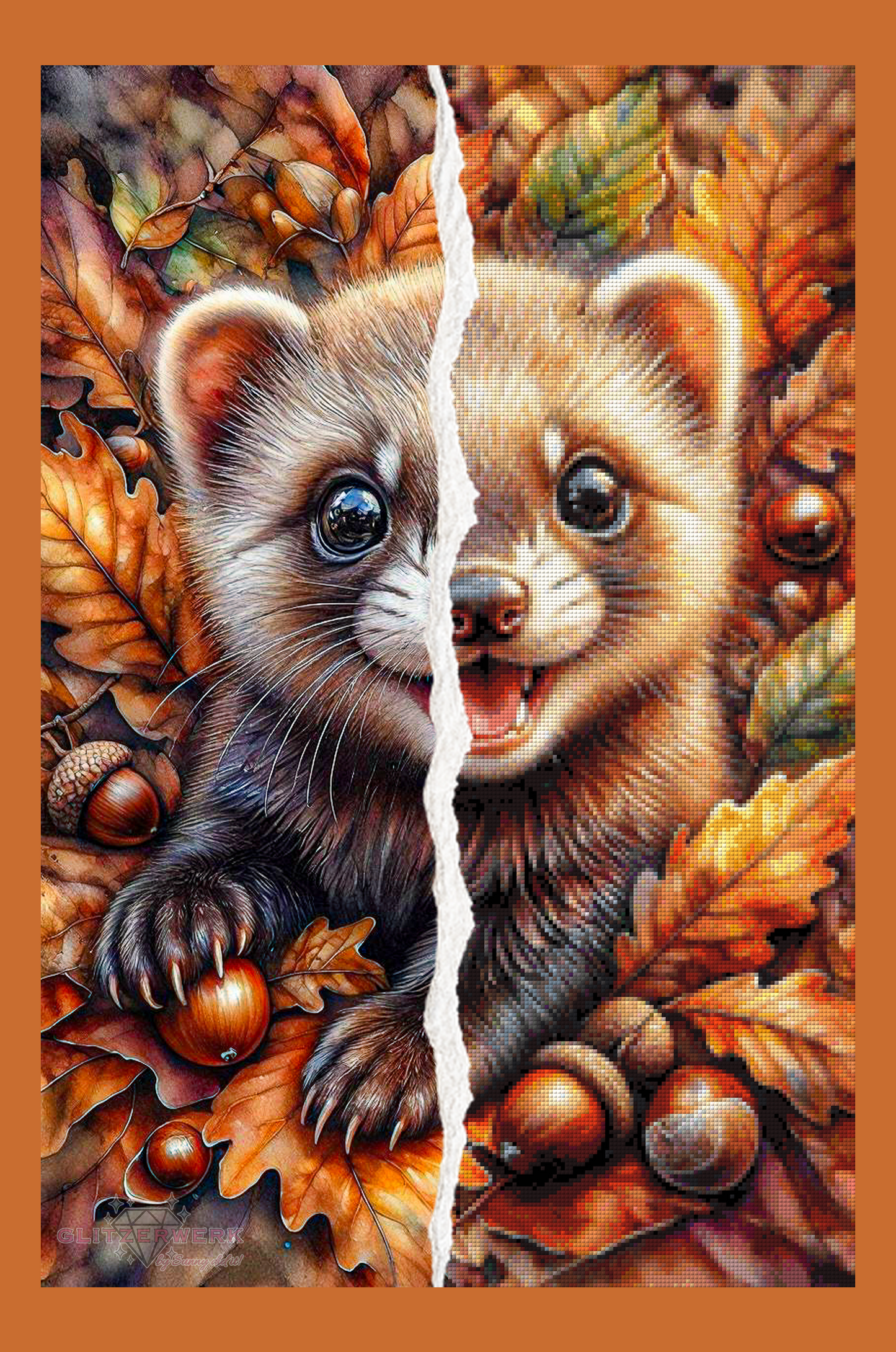 Frettchen by Teddy's Kreativchaos 50x75cm 115 Farben
