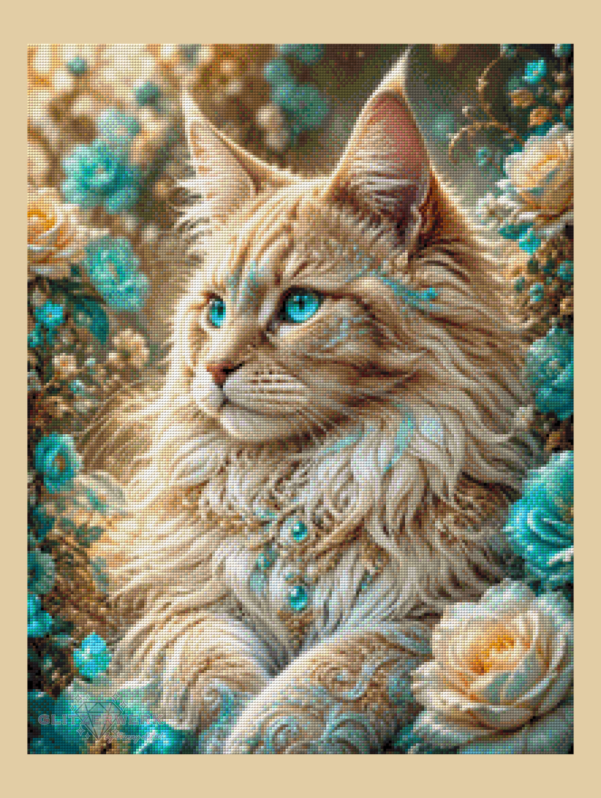 Rose Guardian by nerdylovelythings 50x65cm 110 Farben