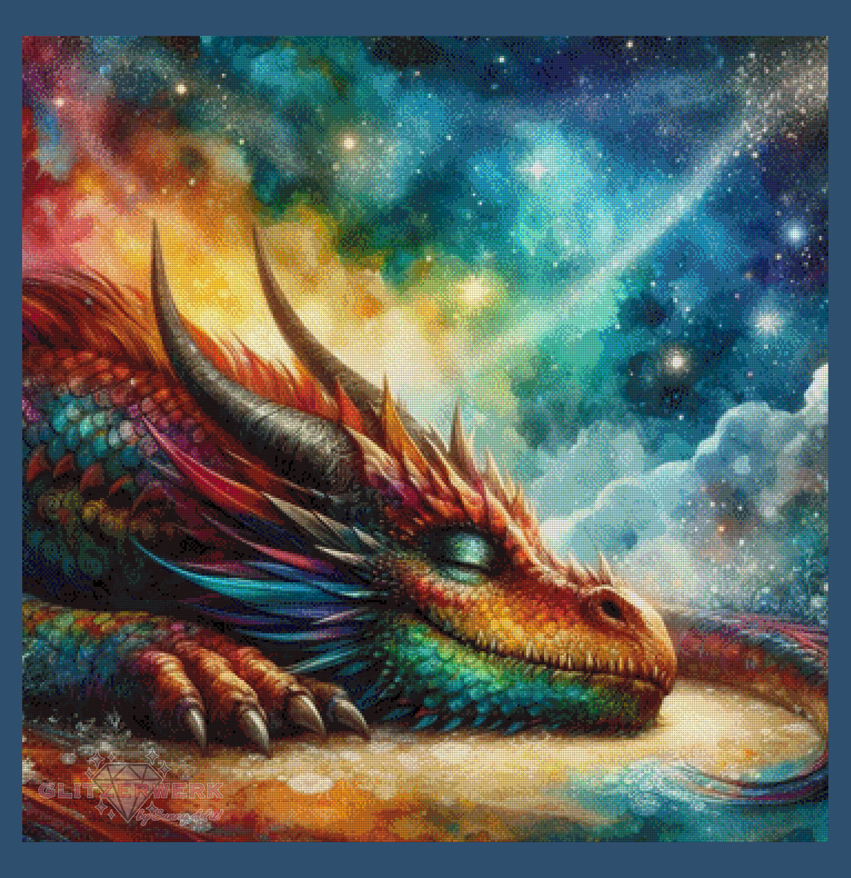 Star Guardian by Christa.fe KI 90x90cm 190 Farben