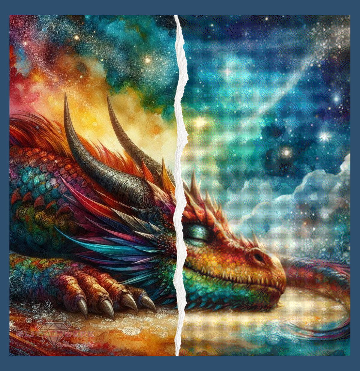 Star Guardian by Christa.fe KI 90x90cm 190 Farben