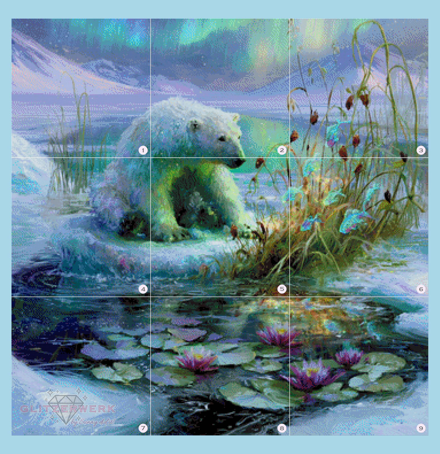 Aurora Soul by Marli Forst 90x90cm 160 Farben