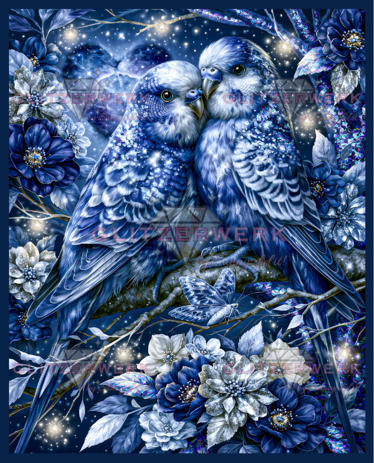 Mondlicht der Verbundenheit by Funkelreich 60x75cm 95 Farben