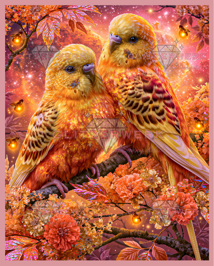 Goldener Herbstzauber by Funkelreich 60x75cm 95 Farben
