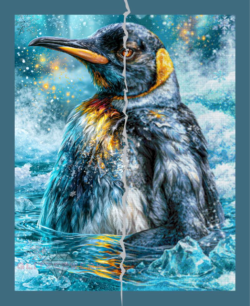Frostglanz by Funkelreich 60x75cm 95 Farben