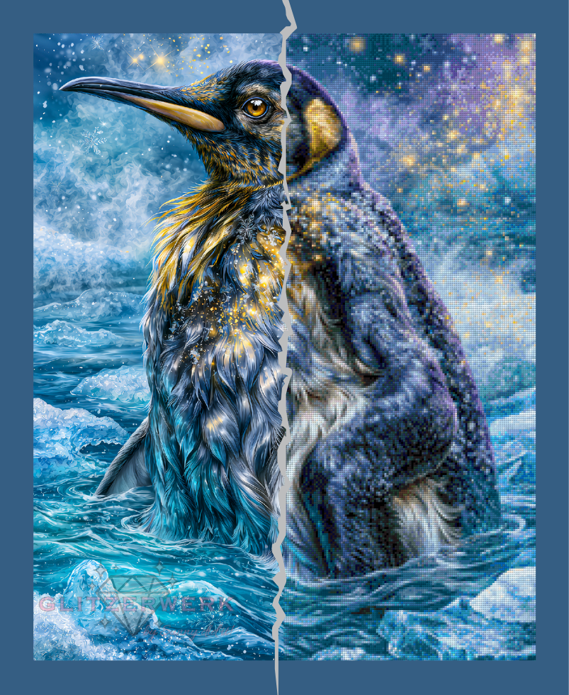 Polarzauber by Funkelreich 60x75cm 100 Farben