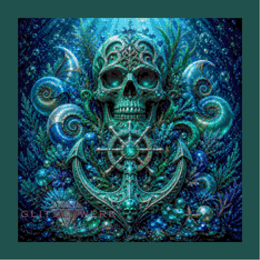 The Ocean's last Call by Funkelreich 50x50cm 75 Farben