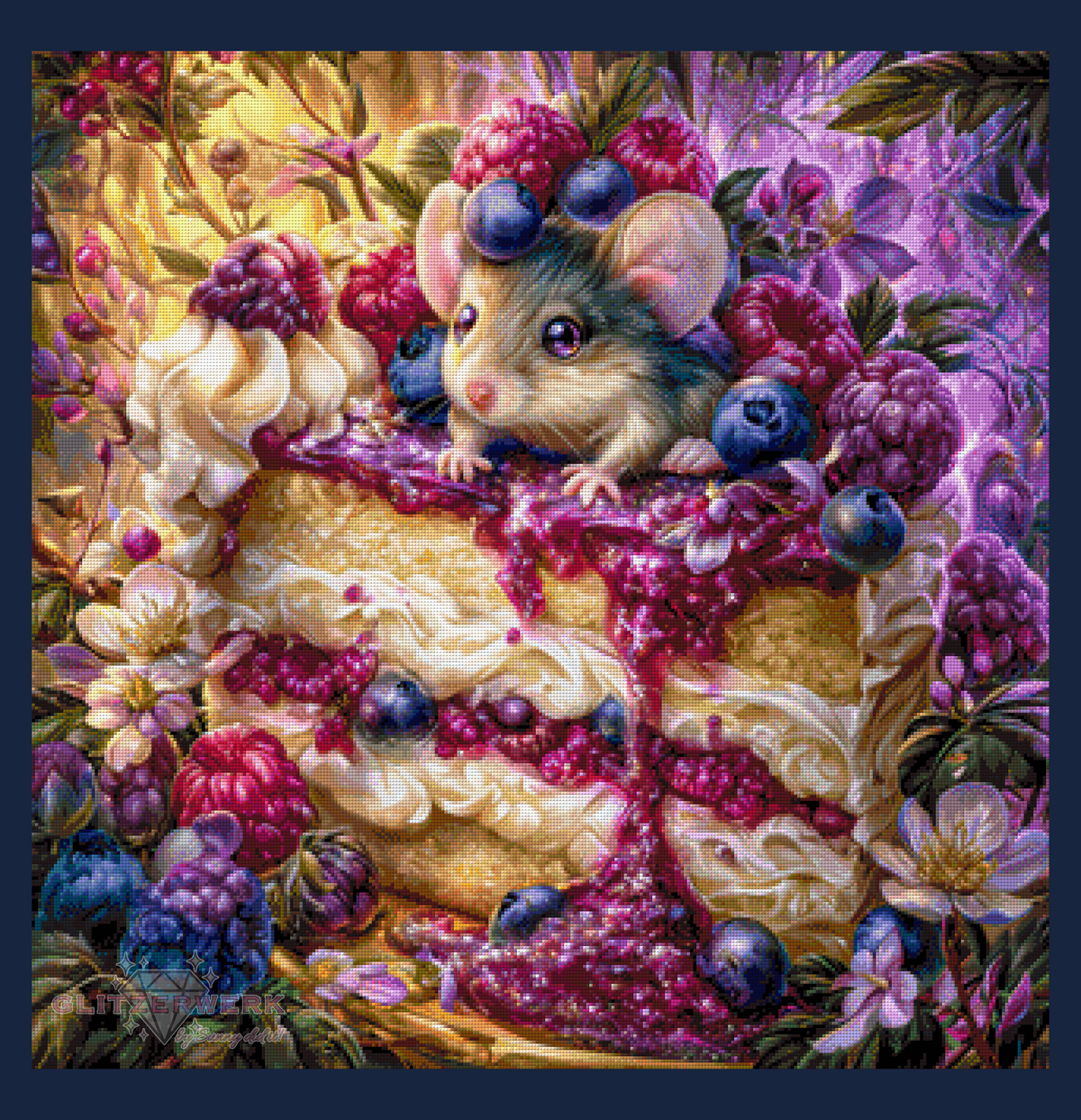 Mausekuchen by Funkelreich 80x80cm 130 Farben