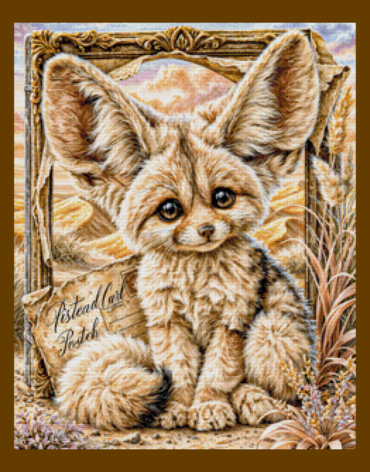 Sandpfötchen by Funkelreich 60x75cm 120 Farben