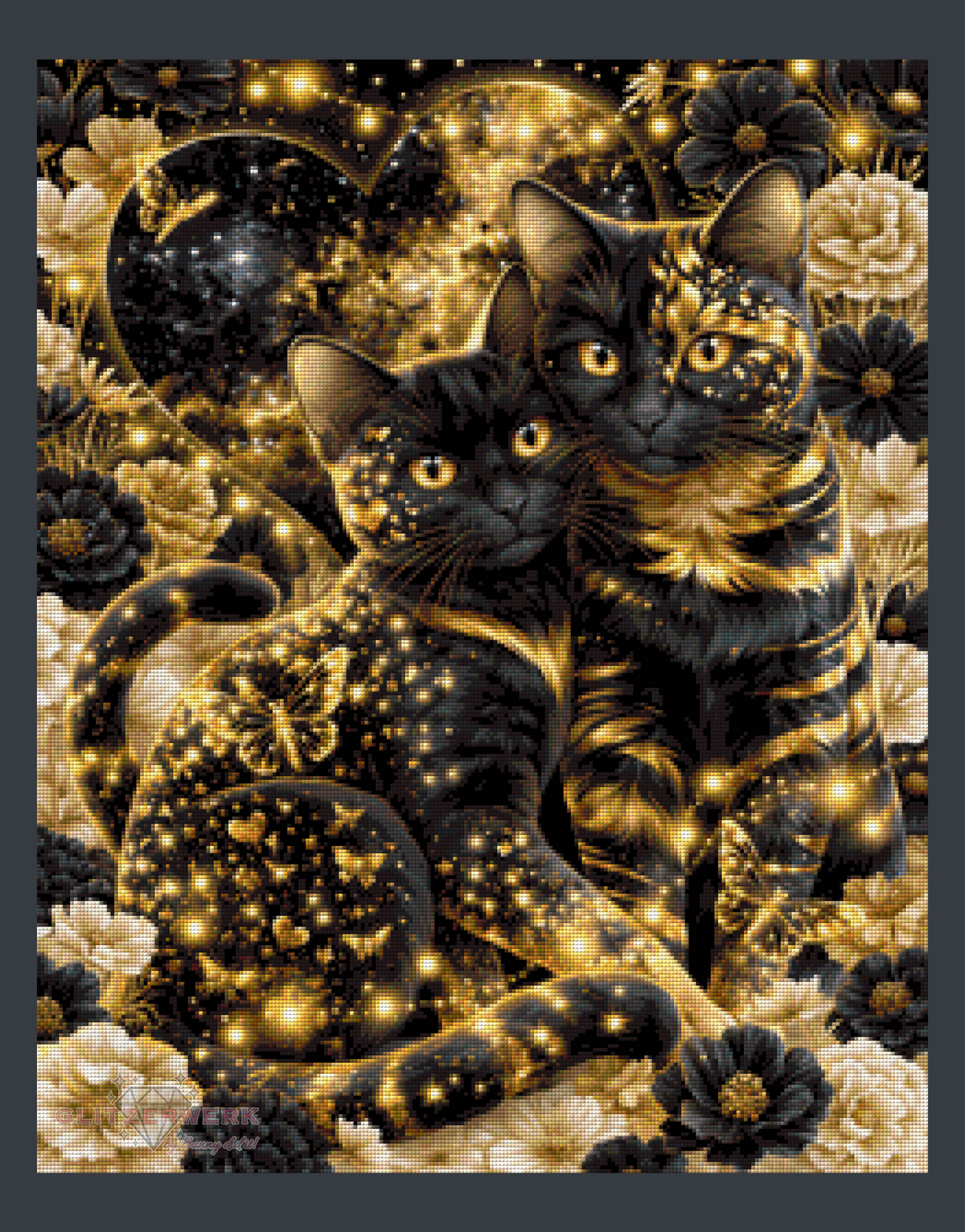 Catlove by Funkelreich 60x75cm 95 Farben