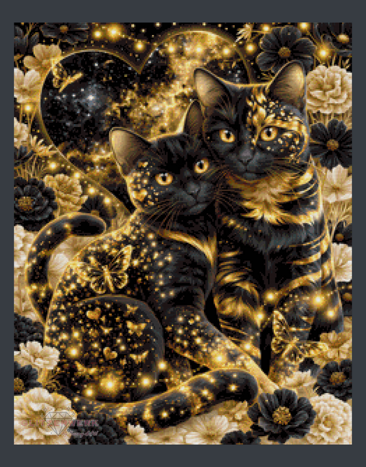 Catlove by Funkelreich 60x75cm 95 Farben