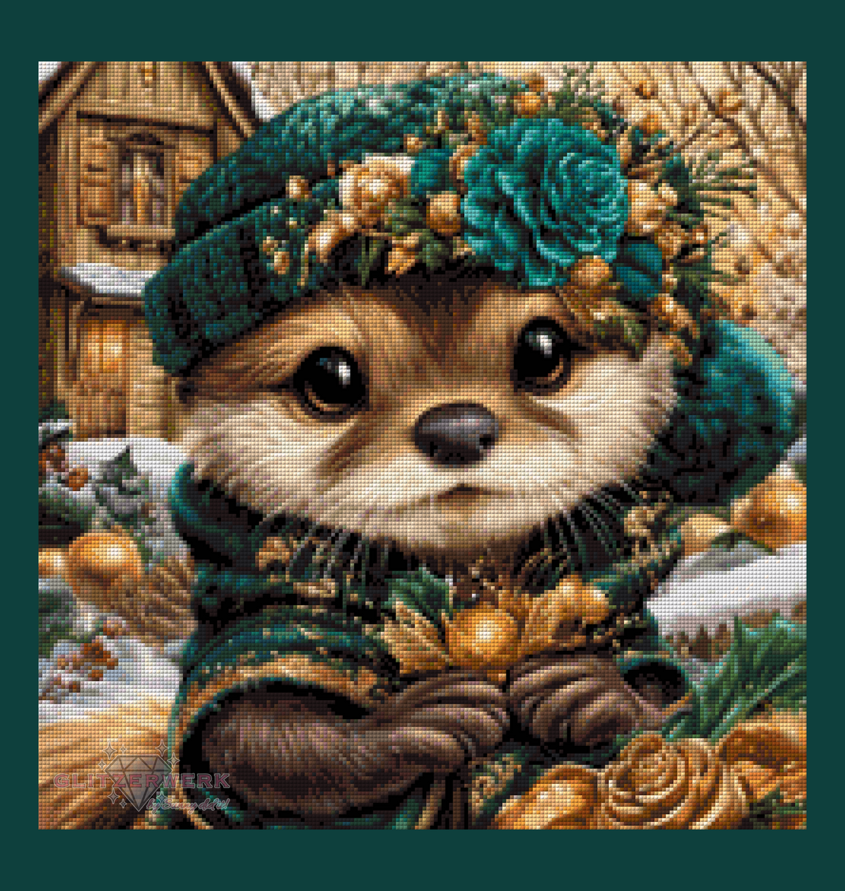 Otterchen by Funkelreich 50x50cm 85 Farben