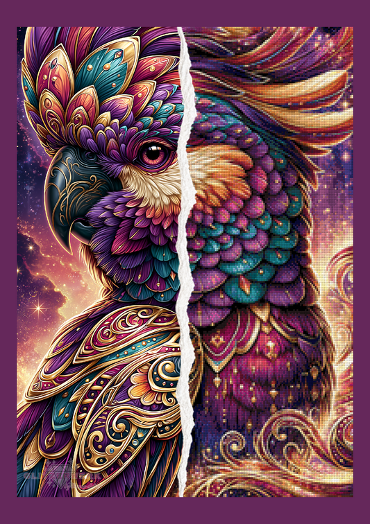 Ornament der Lüfte by Funkelreich 50x70cm 125 Farben